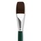 Silver Brush Ruby Satin Synthetic Brush - Stroke, Size 1", Short Handle
